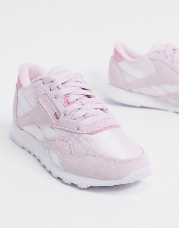 Reebok Classic Nylon Bijele Roze - Ženske Tenisice | 86104KHZC